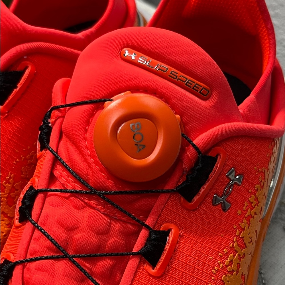 NWOT Unisex UA SlipSpeed™ Mega All-America Orange Shoes {Men’s 4.5/Wms 6.0} - Picture 11 of 15